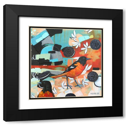 Homonym Black Modern Wood Framed Art Print with Double Matting by Ihde, McKenna