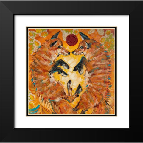 Ask the Oracle Black Modern Wood Framed Art Print with Double Matting by Ihde, McKenna