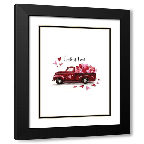 Loads of Love Black Modern Wood Framed Art Print with Double Matting by Tyndall, Elizabeth