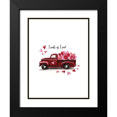 Loads of Love Black Modern Wood Framed Art Print with Double Matting by Tyndall, Elizabeth