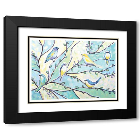 Finding All the Pieces Black Modern Wood Framed Art Print with Double Matting by Tyndall, Elizabeth