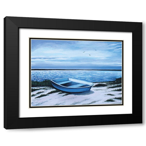 Take Me There Black Modern Wood Framed Art Print with Double Matting by Tyndall, Elizabeth