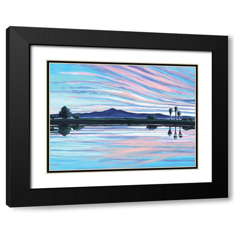 The Magic is in the Water Black Modern Wood Framed Art Print with Double Matting by Tyndall, Elizabeth