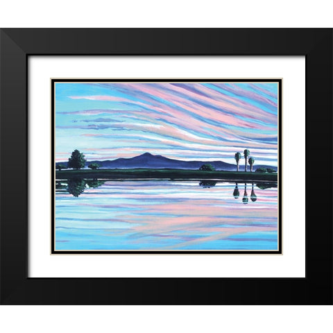The Magic is in the Water Black Modern Wood Framed Art Print with Double Matting by Tyndall, Elizabeth