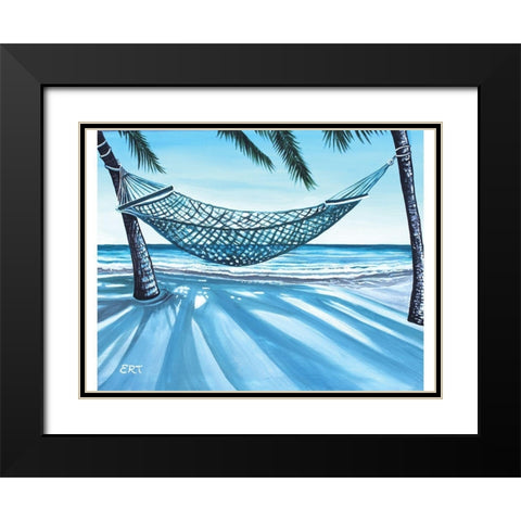 Sand and Shadows Black Modern Wood Framed Art Print with Double Matting by Tyndall, Elizabeth