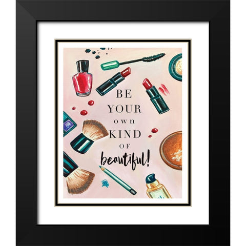 Your Own Kind of Beautiful Black Modern Wood Framed Art Print with Double Matting by Tyndall, Elizabeth