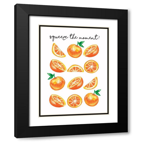 Squeeze the Moment Black Modern Wood Framed Art Print with Double Matting by Tyndall, Elizabeth