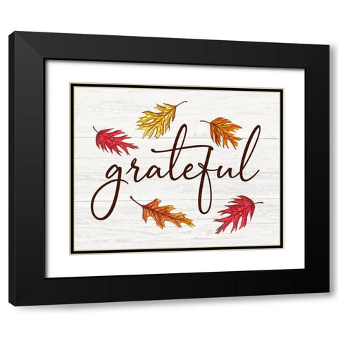 Grateful Black Modern Wood Framed Art Print with Double Matting by Tyndall, Elizabeth