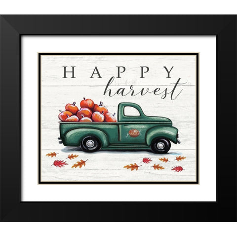 Happy Harvest Black Modern Wood Framed Art Print with Double Matting by Tyndall, Elizabeth