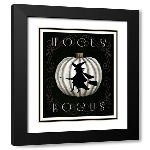 Hocus Pocus Black Modern Wood Framed Art Print with Double Matting by Tyndall, Elizabeth