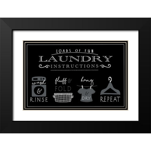 Loads of Fun Black Modern Wood Framed Art Print with Double Matting by Tyndall, Elizabeth