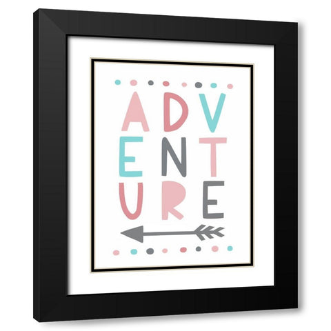 Adventure   Black Modern Wood Framed Art Print with Double Matting by Tyndall, Elizabeth