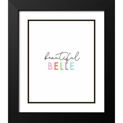 Beautiful Belle Black Modern Wood Framed Art Print with Double Matting by Tyndall, Elizabeth