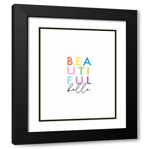 Beautiful Belle Black Modern Wood Framed Art Print with Double Matting by Tyndall, Elizabeth