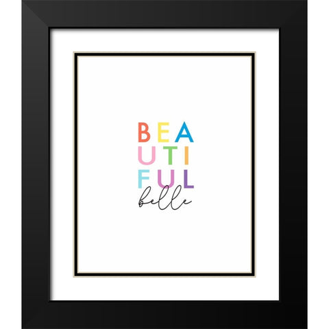 Beautiful Belle Black Modern Wood Framed Art Print with Double Matting by Tyndall, Elizabeth