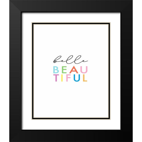 Beautiful Belle Black Modern Wood Framed Art Print with Double Matting by Tyndall, Elizabeth