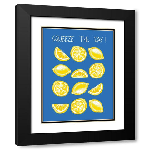 Squeeze the Day III Black Modern Wood Framed Art Print with Double Matting by Tyndall, Elizabeth