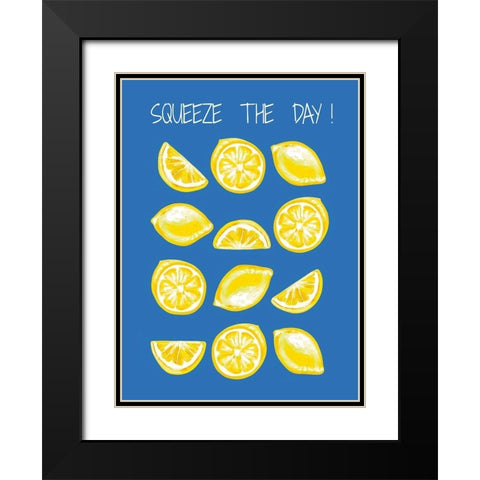 Squeeze the Day III Black Modern Wood Framed Art Print with Double Matting by Tyndall, Elizabeth