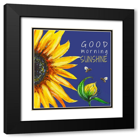 Good Morning   Black Modern Wood Framed Art Print with Double Matting by Tyndall, Elizabeth