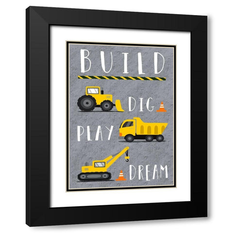 Build Black Modern Wood Framed Art Print with Double Matting by Tyndall, Elizabeth