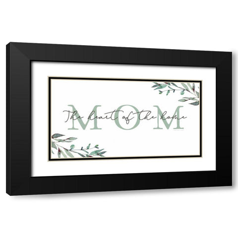 Heart of the Home Black Modern Wood Framed Art Print with Double Matting by Tyndall, Elizabeth