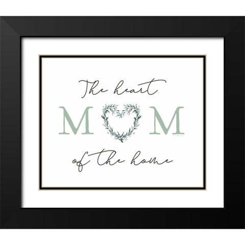 Heart of the Home II Black Modern Wood Framed Art Print with Double Matting by Tyndall, Elizabeth
