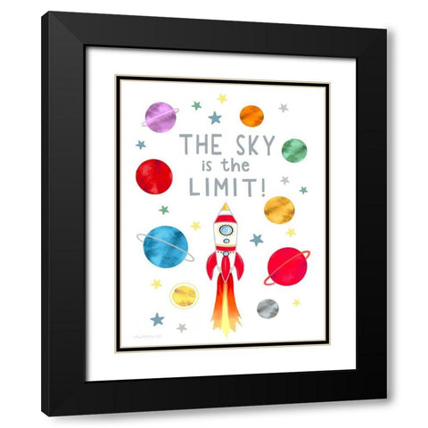 Sky is the Limit Black Modern Wood Framed Art Print with Double Matting by Tyndall, Elizabeth