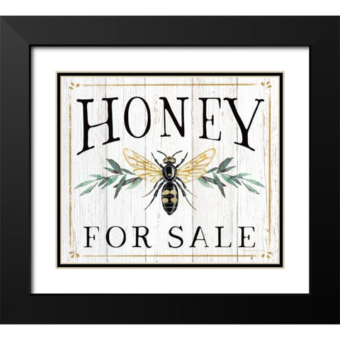 Honey for Sale Black Modern Wood Framed Art Print with Double Matting by Tyndall, Elizabeth