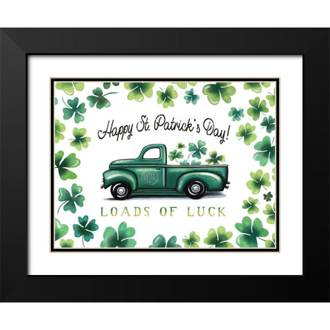 Lucky Truck Black Modern Wood Framed Art Print with Double Matting by Tyndall, Elizabeth