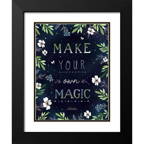 Make Magic Black Modern Wood Framed Art Print with Double Matting by Tyndall, Elizabeth