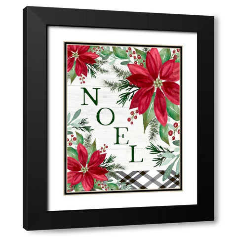 Noel Black Modern Wood Framed Art Print with Double Matting by Tyndall, Elizabeth