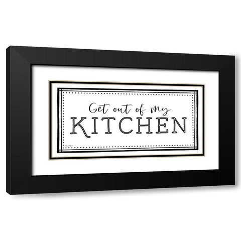 My Kitchen Black Modern Wood Framed Art Print with Double Matting by Tyndall, Elizabeth