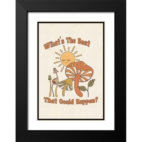 The Best Black Modern Wood Framed Art Print with Double Matting by JJ Design