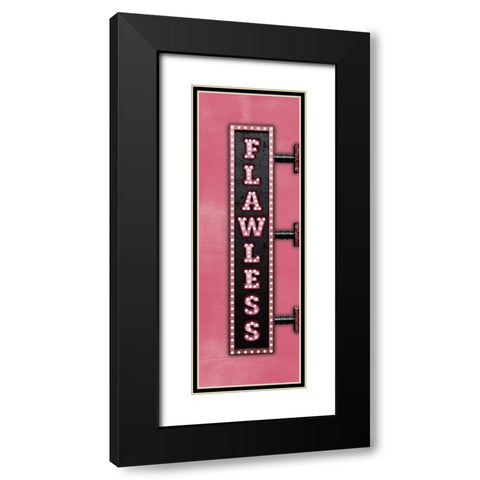 Flawless Black Modern Wood Framed Art Print with Double Matting by JJ Design