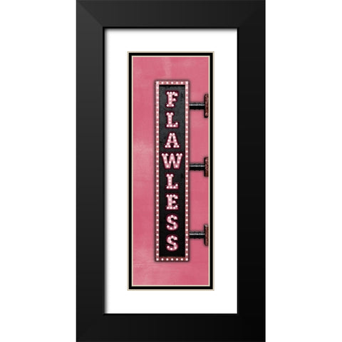 Flawless Black Modern Wood Framed Art Print with Double Matting by JJ Design