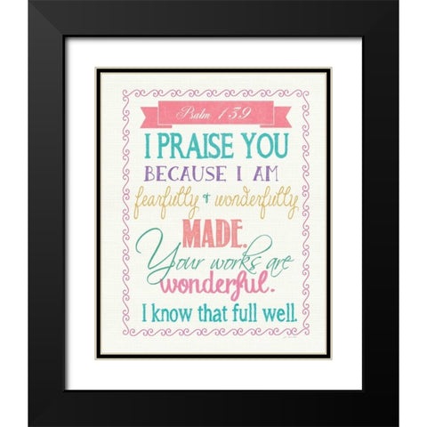 Wonderful Black Modern Wood Framed Art Print with Double Matting by Moulton, Jo