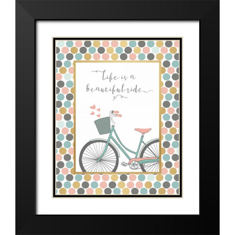 Beautiful Ride Black Modern Wood Framed Art Print with Double Matting by Moulton, Jo