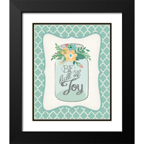 Full of Joy Black Modern Wood Framed Art Print with Double Matting by Moulton, Jo