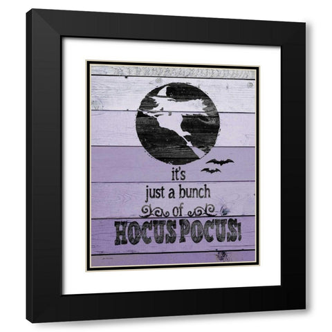 Hocus Pocus Black Modern Wood Framed Art Print with Double Matting by Moulton, Jo