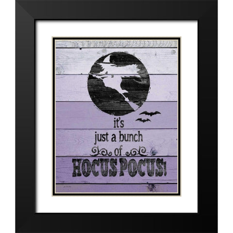 Hocus Pocus Black Modern Wood Framed Art Print with Double Matting by Moulton, Jo