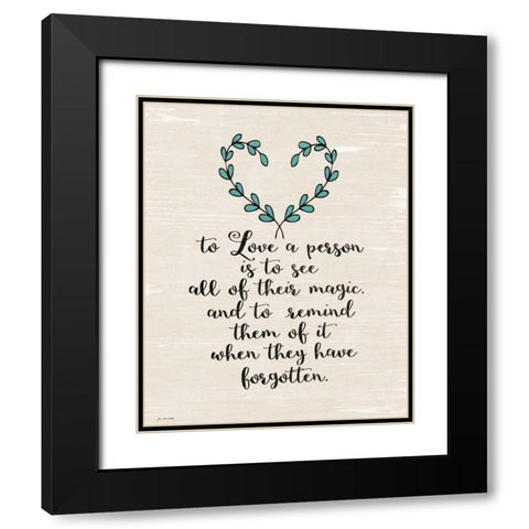 Magic Black Modern Wood Framed Art Print with Double Matting by Moulton, Jo