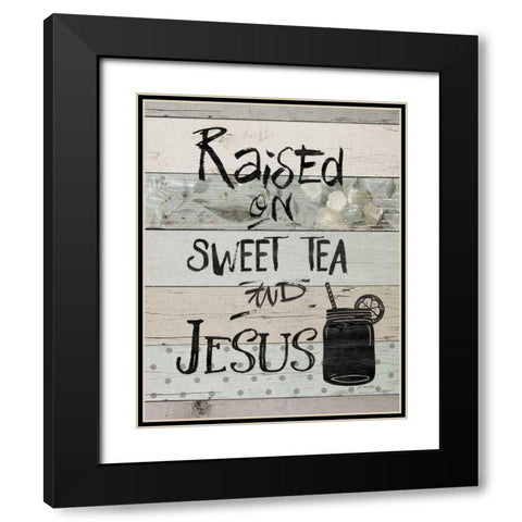 Raised On Black Modern Wood Framed Art Print with Double Matting by Moulton, Jo