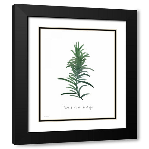 Rosemary Black Modern Wood Framed Art Print with Double Matting by Moulton, Jo