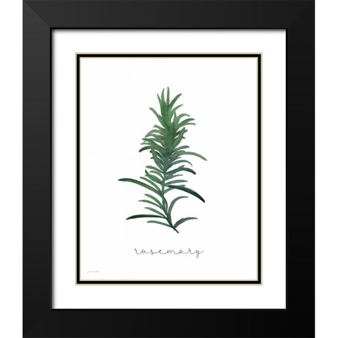 Rosemary Black Modern Wood Framed Art Print with Double Matting by Moulton, Jo
