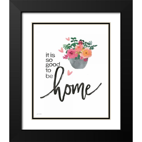 Home Black Modern Wood Framed Art Print with Double Matting by Moulton, Jo