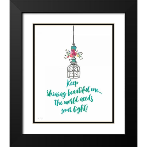 Home Black Modern Wood Framed Art Print with Double Matting by Moulton, Jo