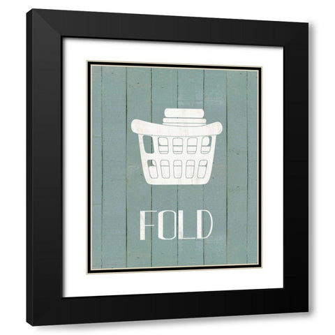 Wash House Fold Black Modern Wood Framed Art Print with Double Matting by Moulton, Jo