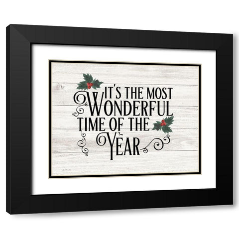 Most Wonderful Time Black Modern Wood Framed Art Print with Double Matting by Moulton, Jo