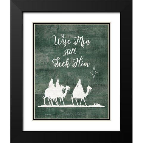 Wise Men Still Seek Him Black Modern Wood Framed Art Print with Double Matting by Moulton, Jo