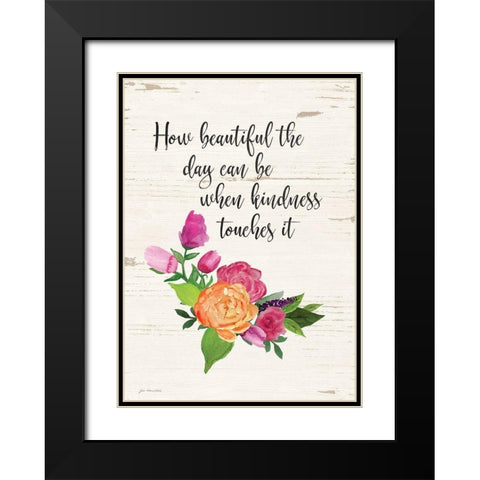 How Beautiful Black Modern Wood Framed Art Print with Double Matting by Moulton, Jo